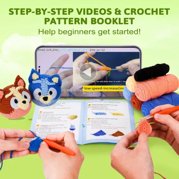 Acehochen Crochet Kit for Beginners - Image 2