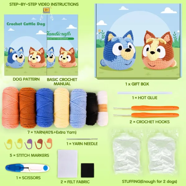 Acehochen Crochet Kit for Beginners - Image 3